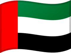 The flag of United Arab Emirates