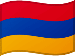 The flag of Armenia