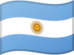The flag of Argentina