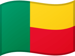 The flag of Benin