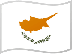 The flag of Cyprus