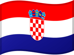 The flag of Croatia