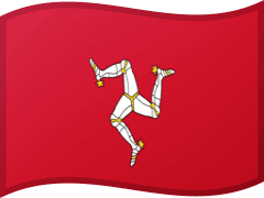 The flag of Isle of Man