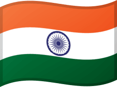 The flag of India