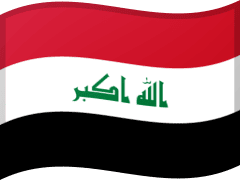 The flag of Iraq