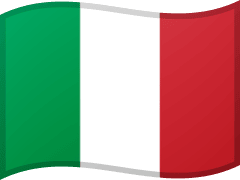 The flag of Italy