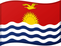 The flag of Kiribati