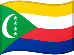 The flag of the Comoros