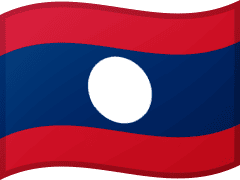 The flag of Laos