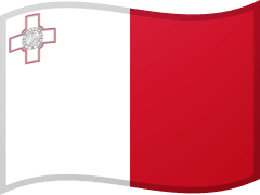 The flag of Malta
