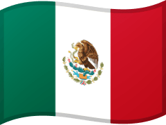 The flag of  Mexico