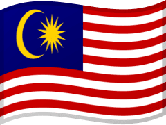The flag of Malaysia
