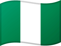 The flag of Nigeria