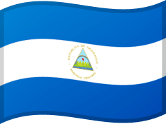 The flag of Nicaragua