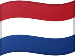 The flag of The Netherlands