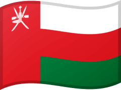 The flag of Oman
