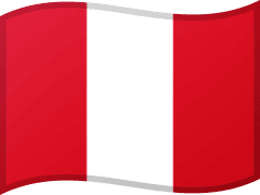 The flag of Peru