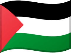 The flag of Palestinian Territory