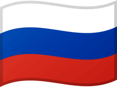 The flag of Russia