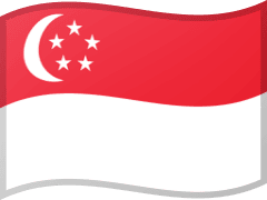 The flag of Singapore