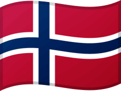 The flag of Svalbard and Jan Mayen