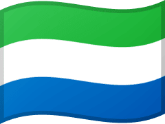 The flag of Sierra Leone