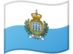 The flag of San Marino