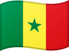 The flag of Senegal