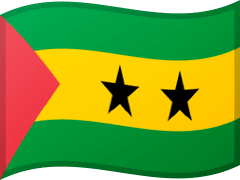 The flag of Sao Tome and Principe