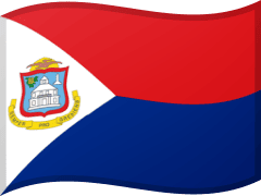 The flag of Sint Maarten