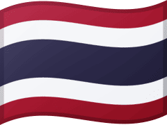 The flag of Thailand