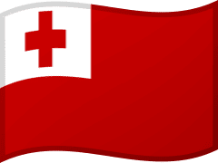 The flag of Tonga