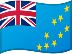 The flag of Tuvalu