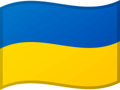 The flag of Ukraine