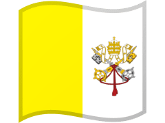 The flag of Vatican