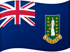 The flag of British Virgin Islands