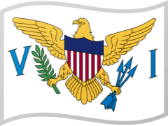 The flag of U.S. Virgin Islands