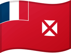 The flag of Wallis and Futuna