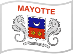 The flag of Mayotte